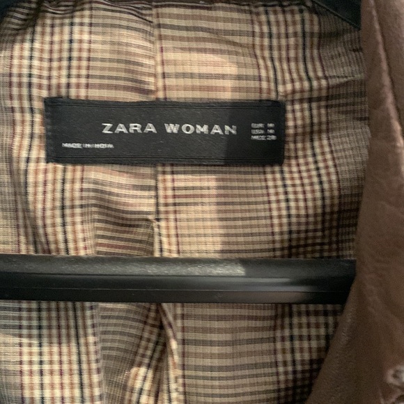 Zara soft leather coat - Picture 2 of 5